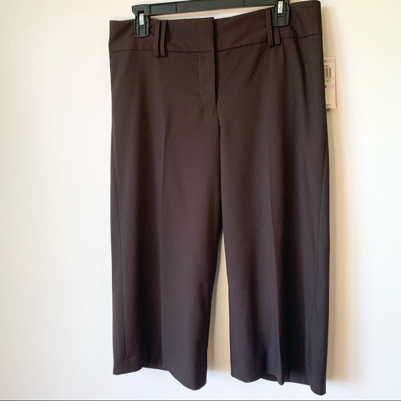 INC INTERNATIONAL CONCEPTS Bloomingdale's Brown Capri Cropped Pants 6 NEW - Picture 7 of 7